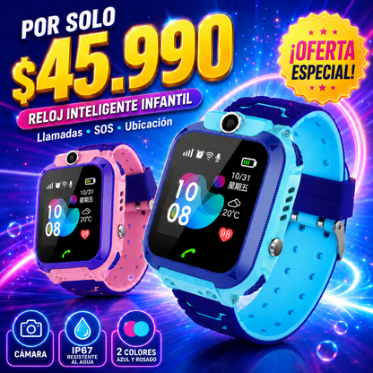 Reloj Inteligente GPS para Ninõs