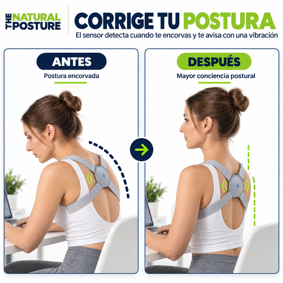 TheNaturalPosture™ Corrector De Postura Inteligente