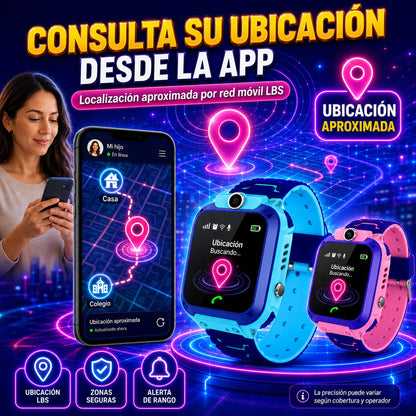 Reloj Inteligente GPS para Ninõs