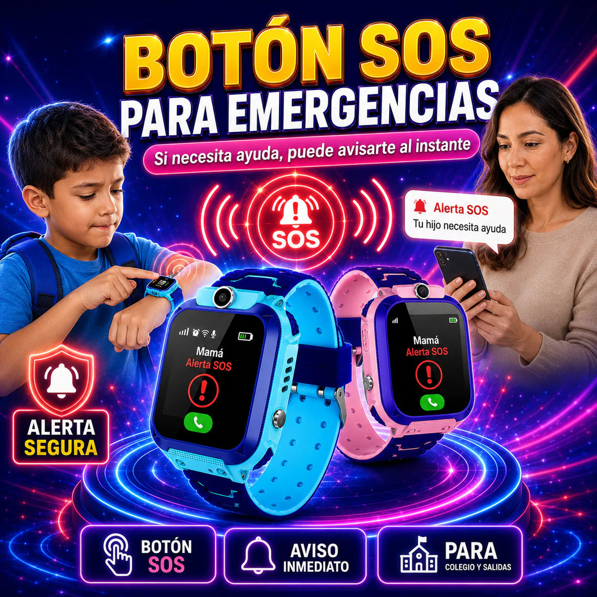 Reloj Inteligente GPS para Ninõs