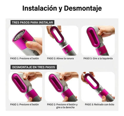 Cepillo Multiuso 5 en 1 (Seca, Ondula y Alisa)