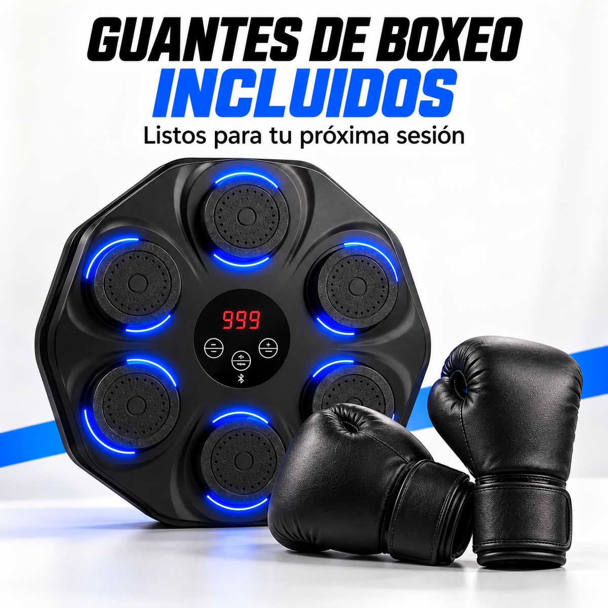 Máquina de Boxeo Musical con Guantes de Regalo 🎁