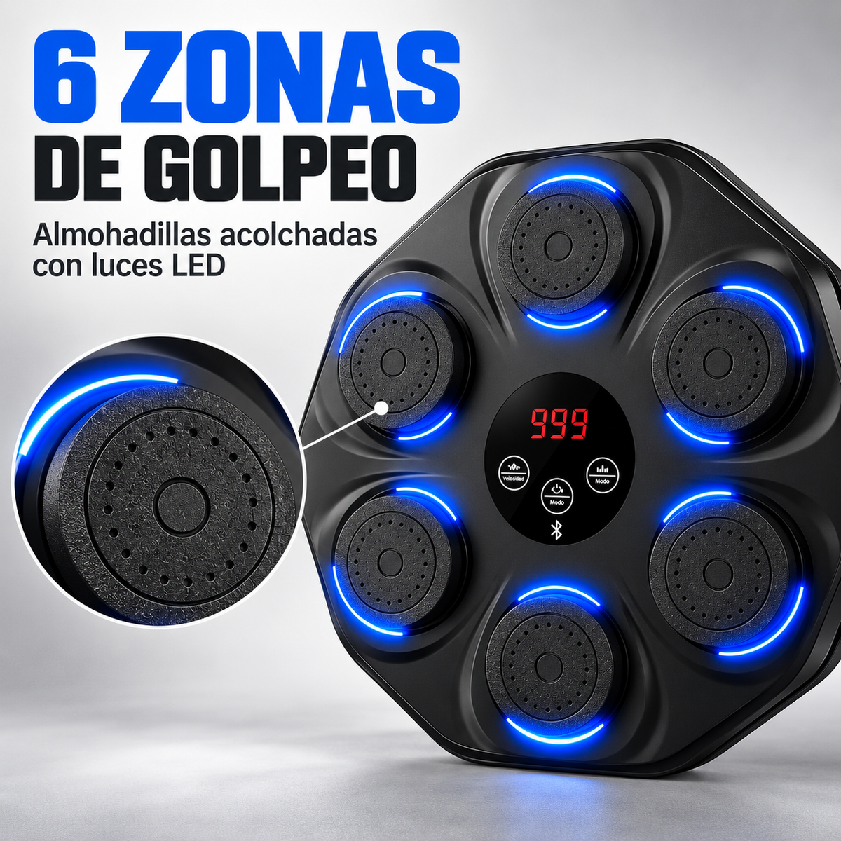 Máquina de Boxeo Musical con Guantes de Regalo 🎁