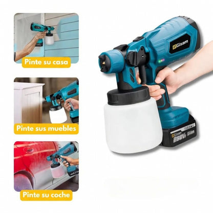 SprayMaster PRO™ - Pistola Pulverizadora Sin Cable Profesional