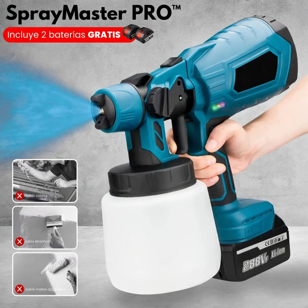 SprayMaster PRO™ - Pistola Pulverizadora Sin Cable Profesional