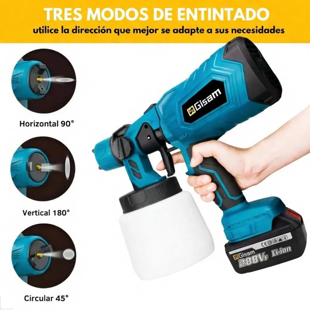 SprayMaster PRO™ - Pistola Pulverizadora Sin Cable Profesional